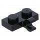 LEGO lapos elem 1x2 fogóval, fekete (11476)